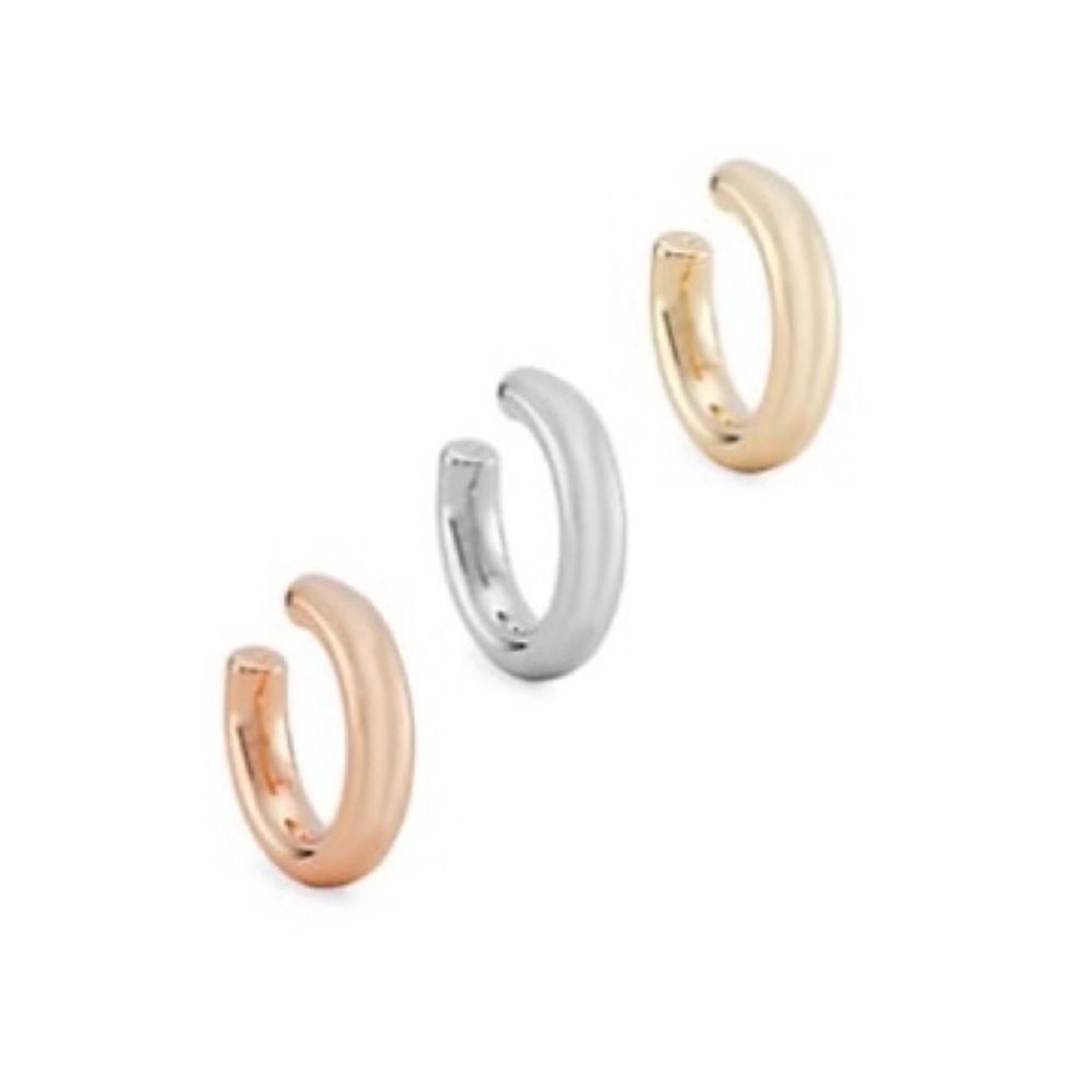 Jennifer Fisher TriColor GoldPlated Thread Ear Cuff Set
Multi